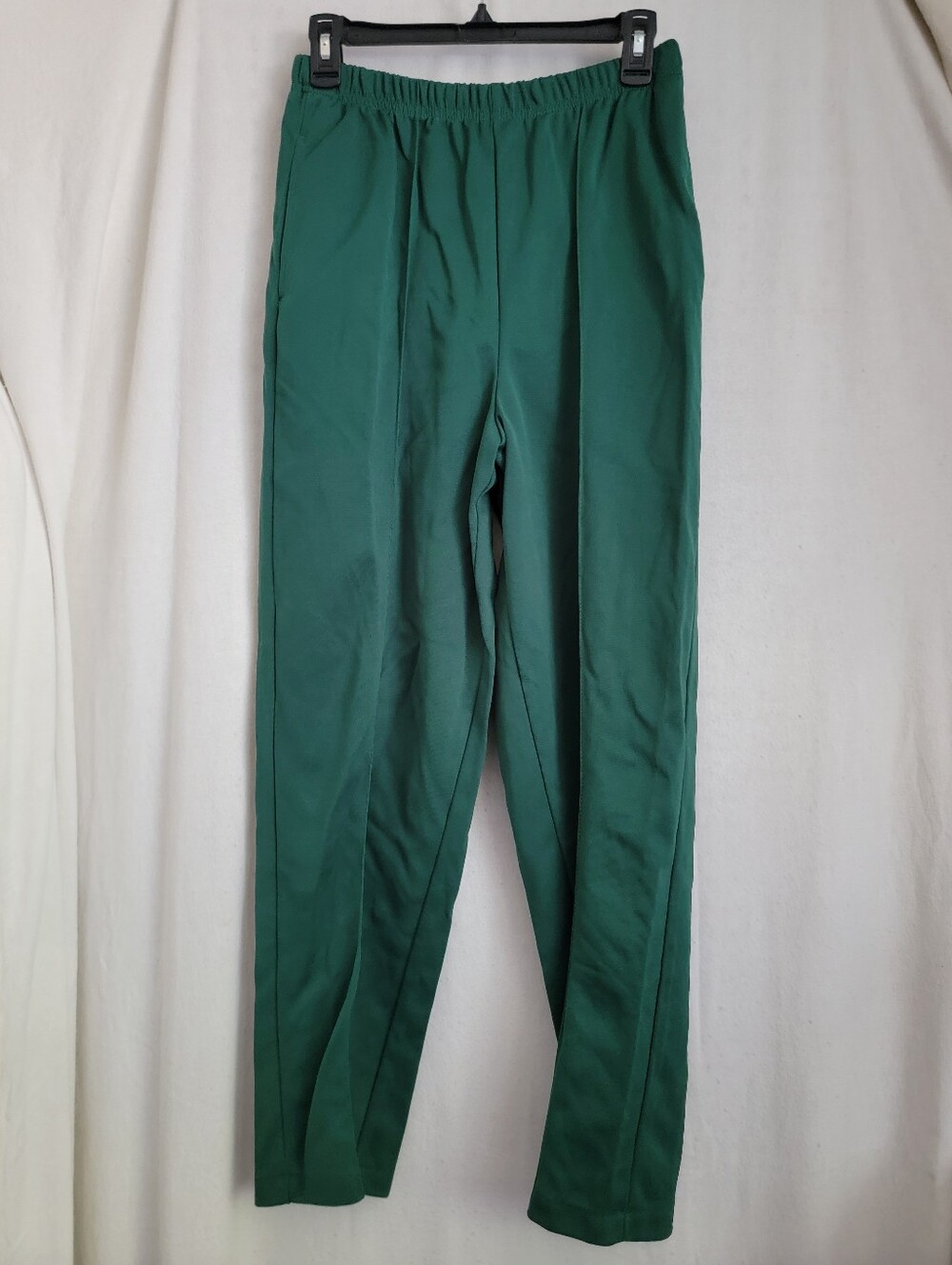 Blair Dark Green Elastic-Waist Jogger Pants